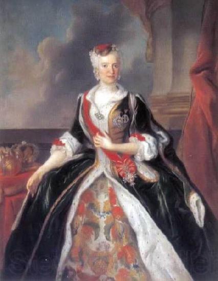 Louis de Silvestre Portrait of the Queen Maria Josepha in Polish costume Spain oil painting art